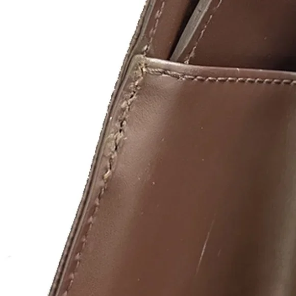 LOUIS VUITTON LV Logo Figari MM Hand Bag Epi Leather Mocha France M5200D 30DA062